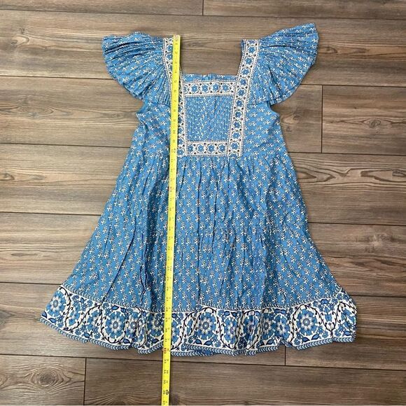 Sea New York Fernanda Tile Print Flutter Sleeve Dress - Picture 15 of 15